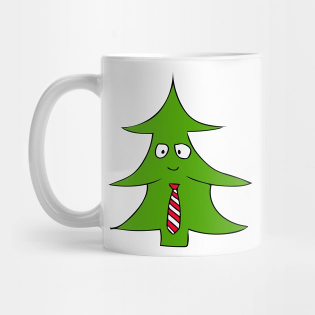 Christmas Tree Wearing A Tie by joshp214